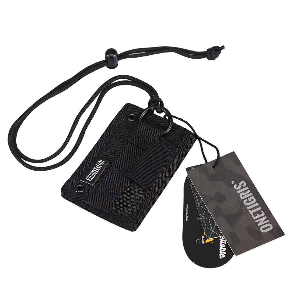 SHOT PUT ID Card Holder | With open-end rings & Velcro panel